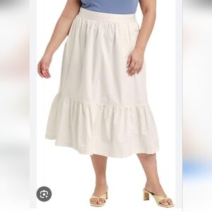 A New Day Cream Maxi Skirt